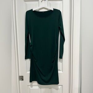 Long sleeve maternity dress
